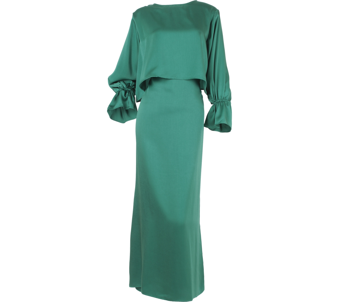 Sirin Green Reza Long Dress