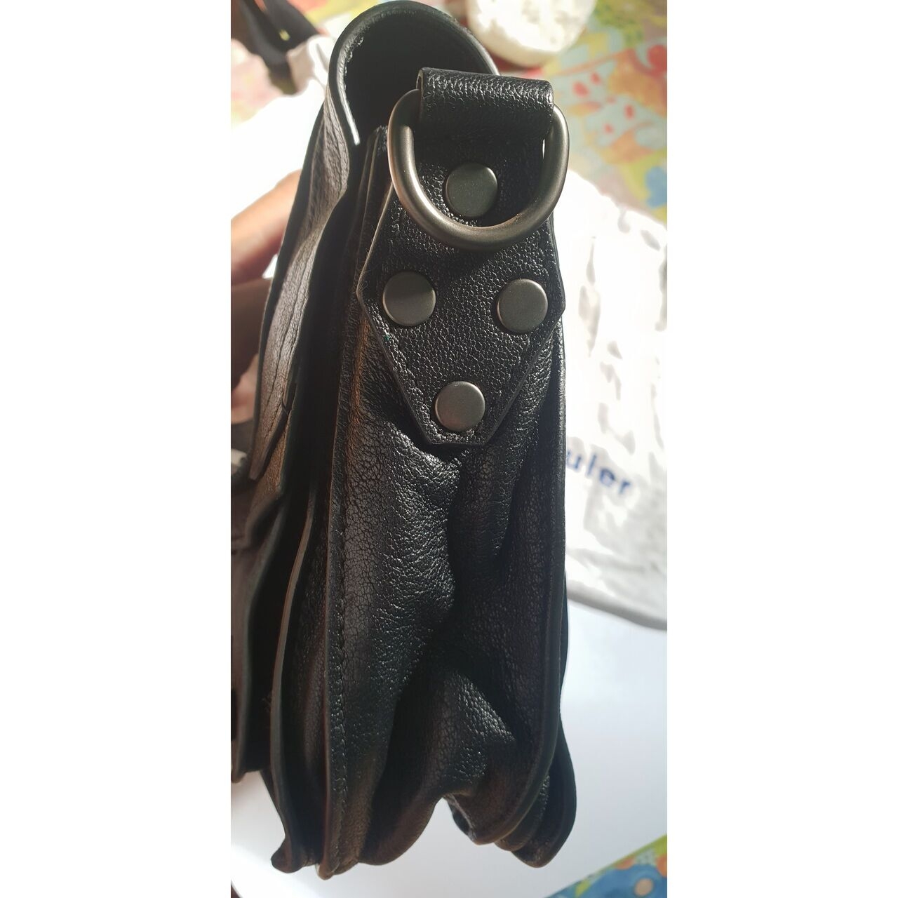 Proenza Schouler PS1 Black Leather Sling Bag