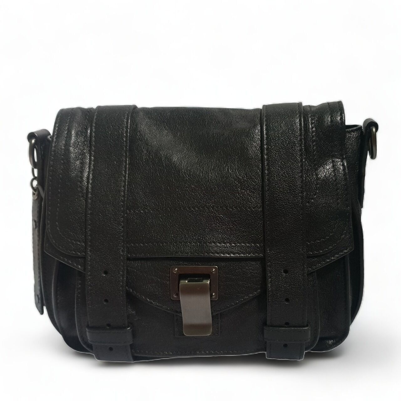Proenza Schouler PS1 Black Leather Sling Bag