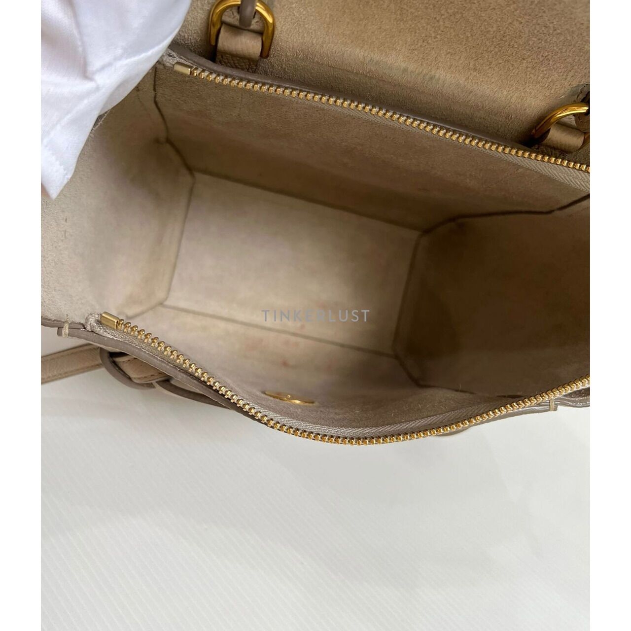 Celine Nano Belt Bag Beige 2019 GHW Sling Bag