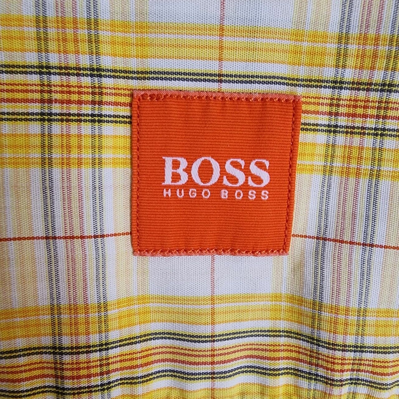Hugo Boss Yellow Stripes Kemeja