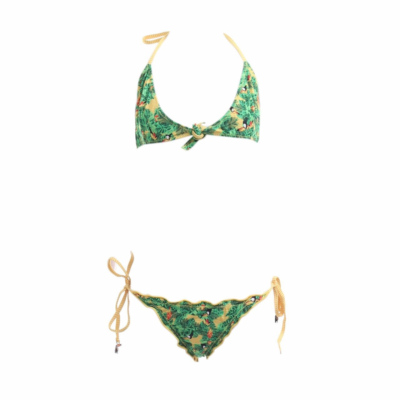 Havaianas Green & Yellow Pattern Two Piece