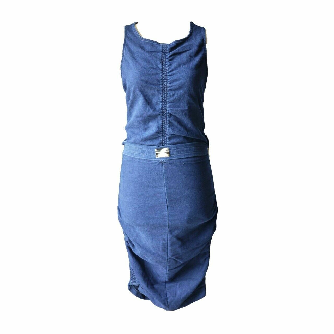 Rinascimento Dark Blue Midi Dress