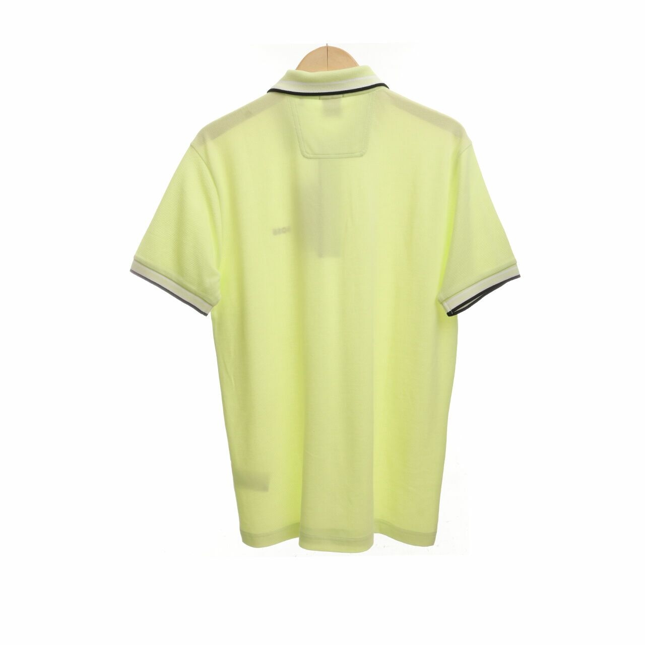 Hugo Boss Polo Shirt Paddy Athleisure In Green Lime With Collar Logo XL T-Shirt