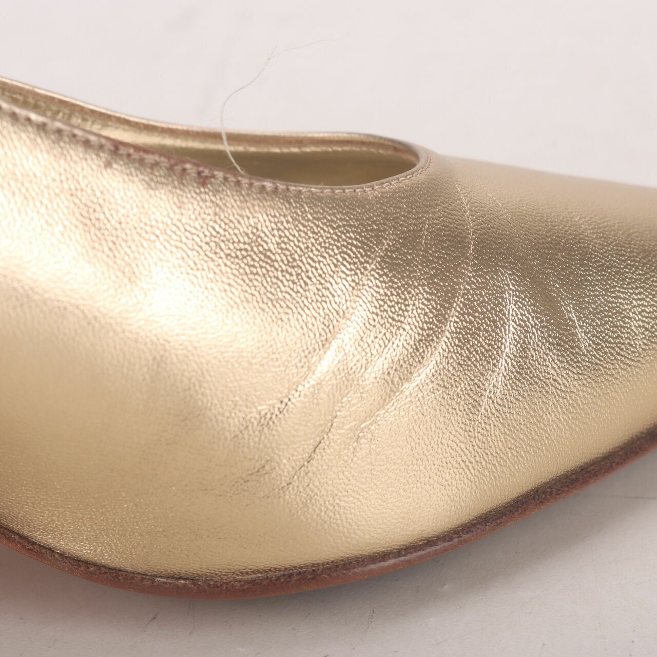 Bruno Magli Vintage Gold Heels