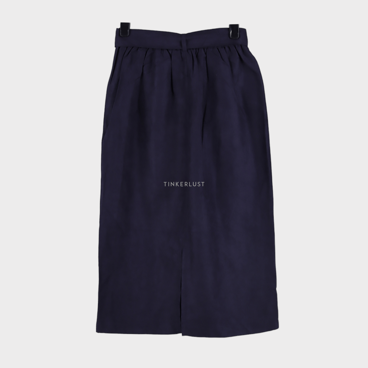 GU Navy Midi Skirt