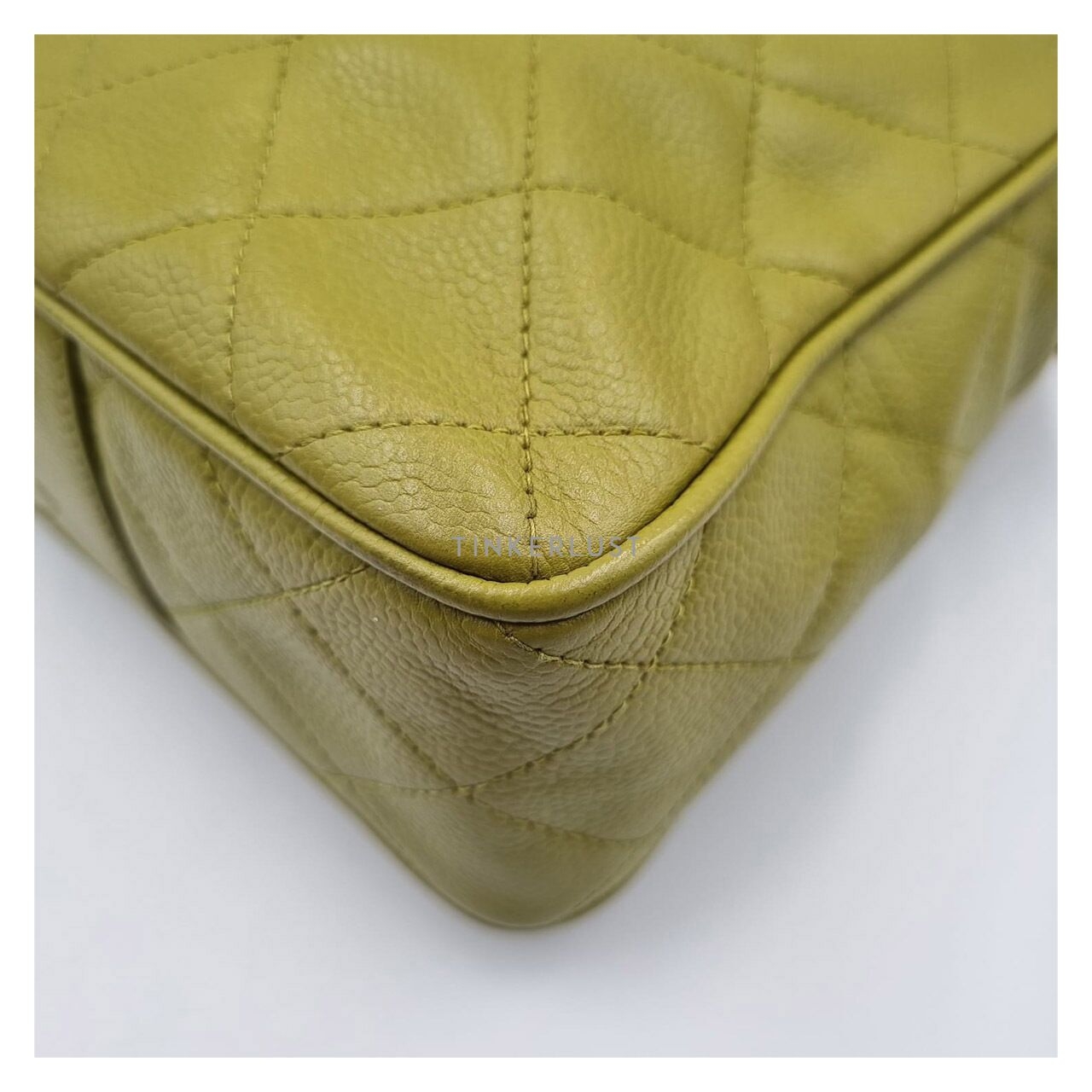Chanel Camera Bag Green Lime #3 GHW Sling Bag
