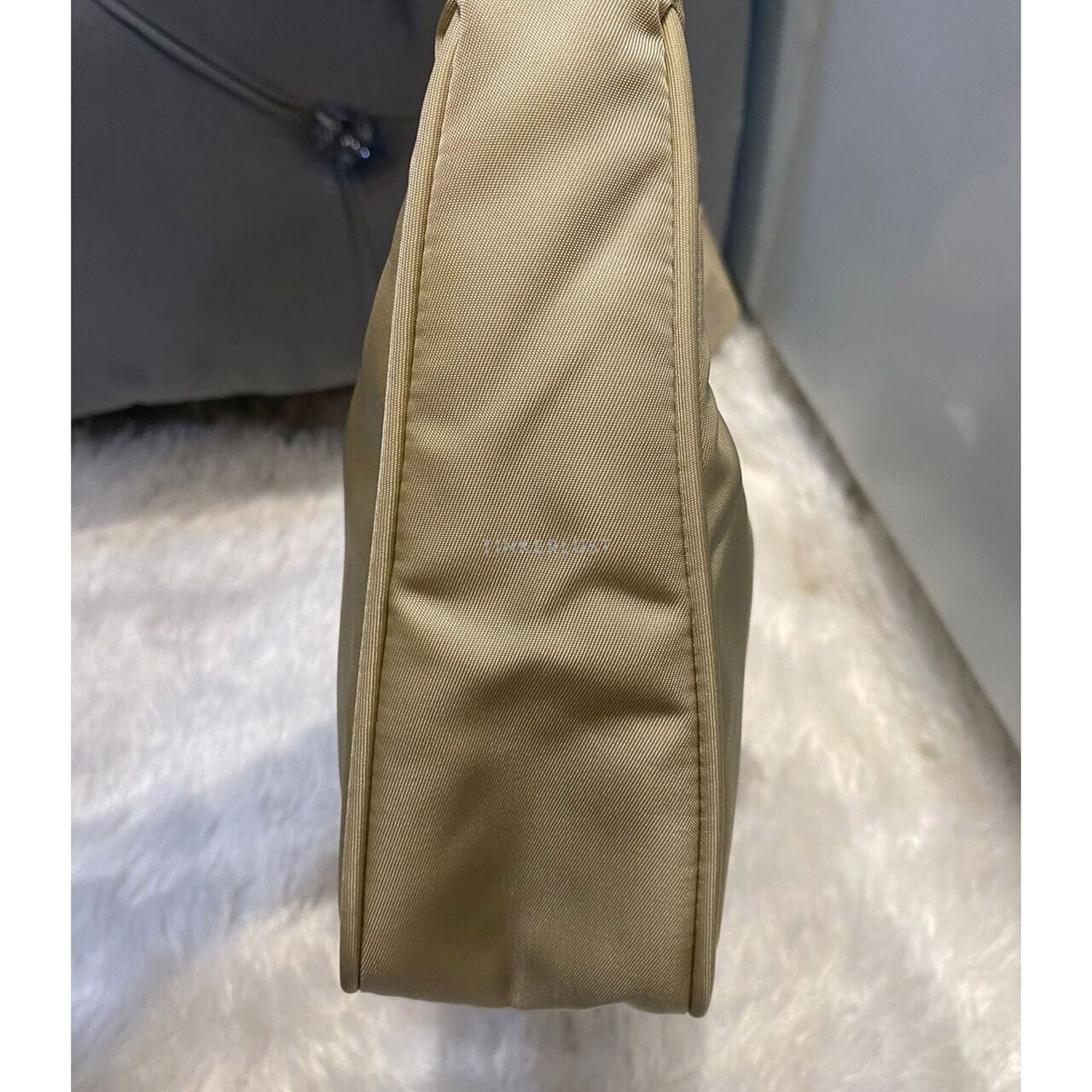 Prada Re-Edition Tessuto Nylon Deserto Beige 2021 Shoulder Bag