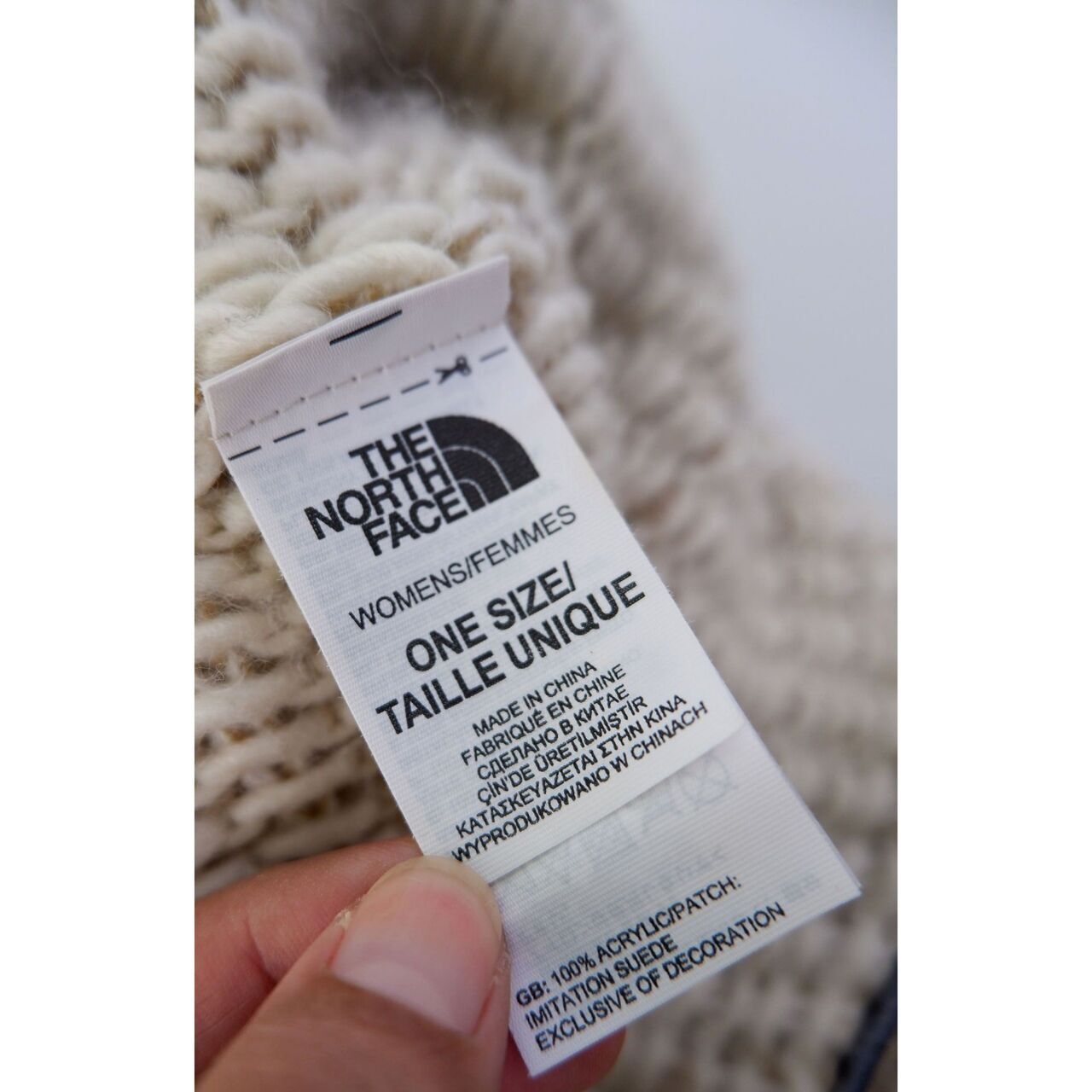 The North Face Beige Scarf