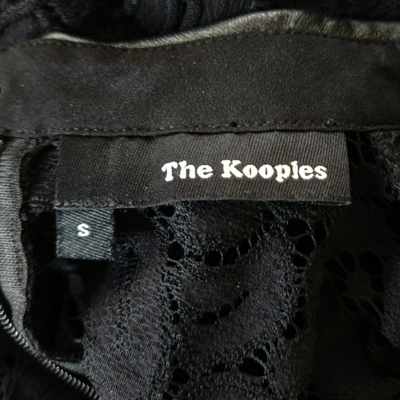 The Kooples Black Lace Blouse