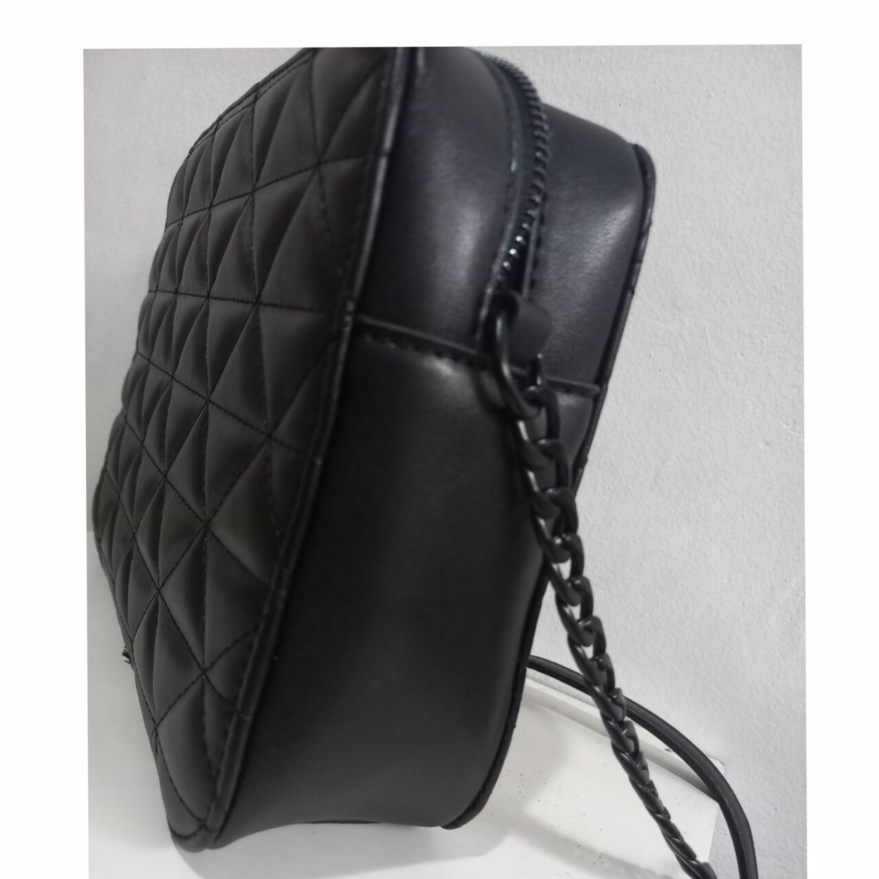 Aldo Black Geometric Sling Bag