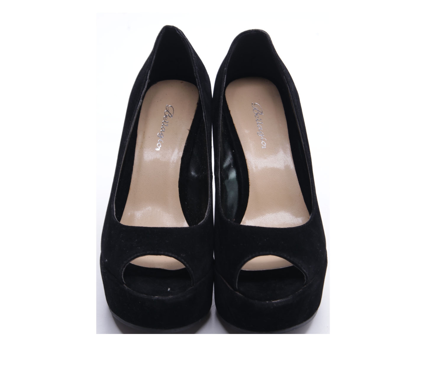 Bellagio Black Velvet Heels