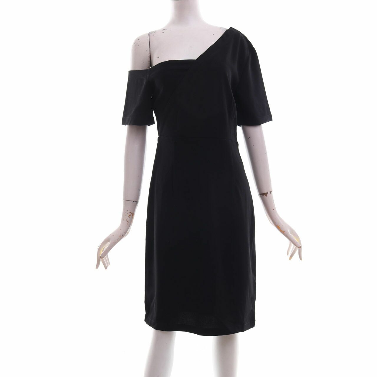 Cocoon Black Mini Dress