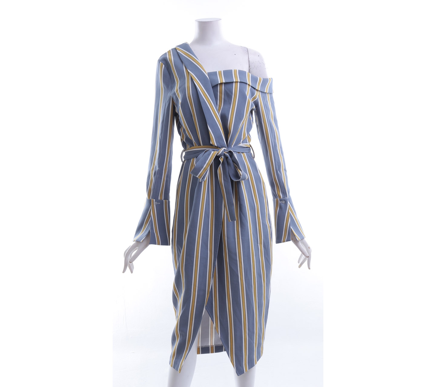Lavish Alice Multicolor Striped With Strap Mini Dress