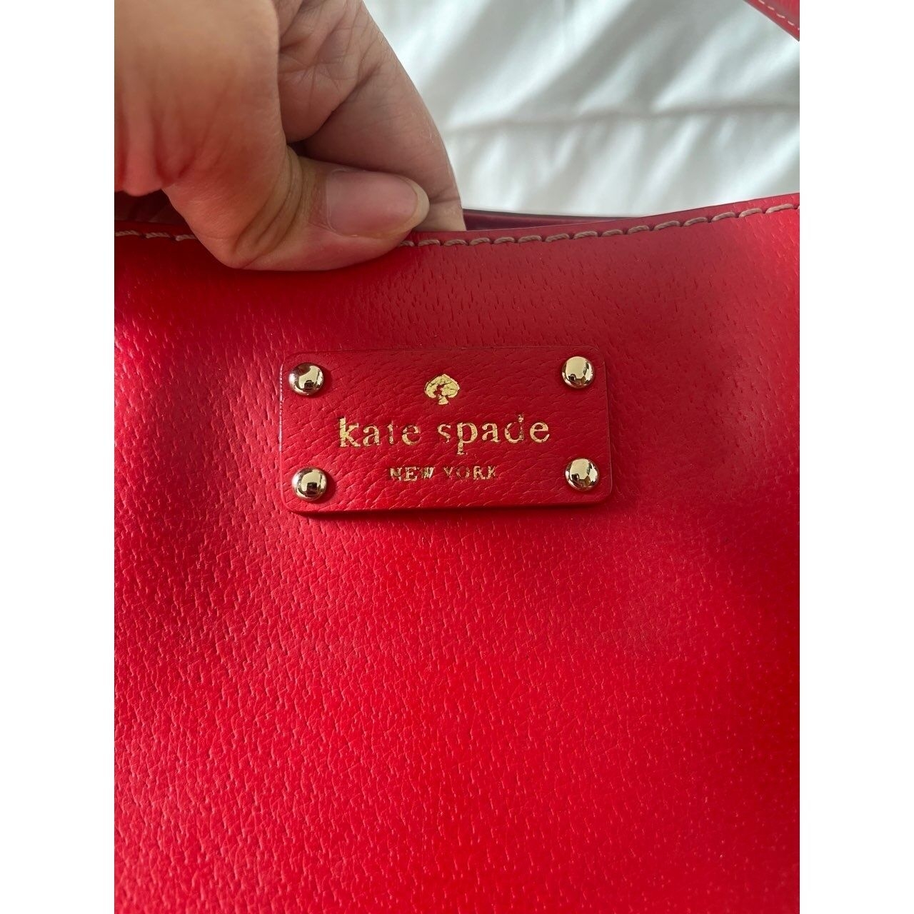 Kate Spade New York Red Tote Bag