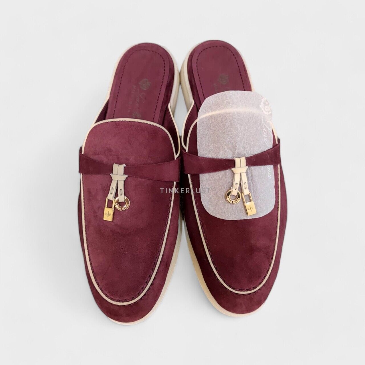 Loro Piana Babouche Loafers Azuki Beans GHW 2024 Sandals