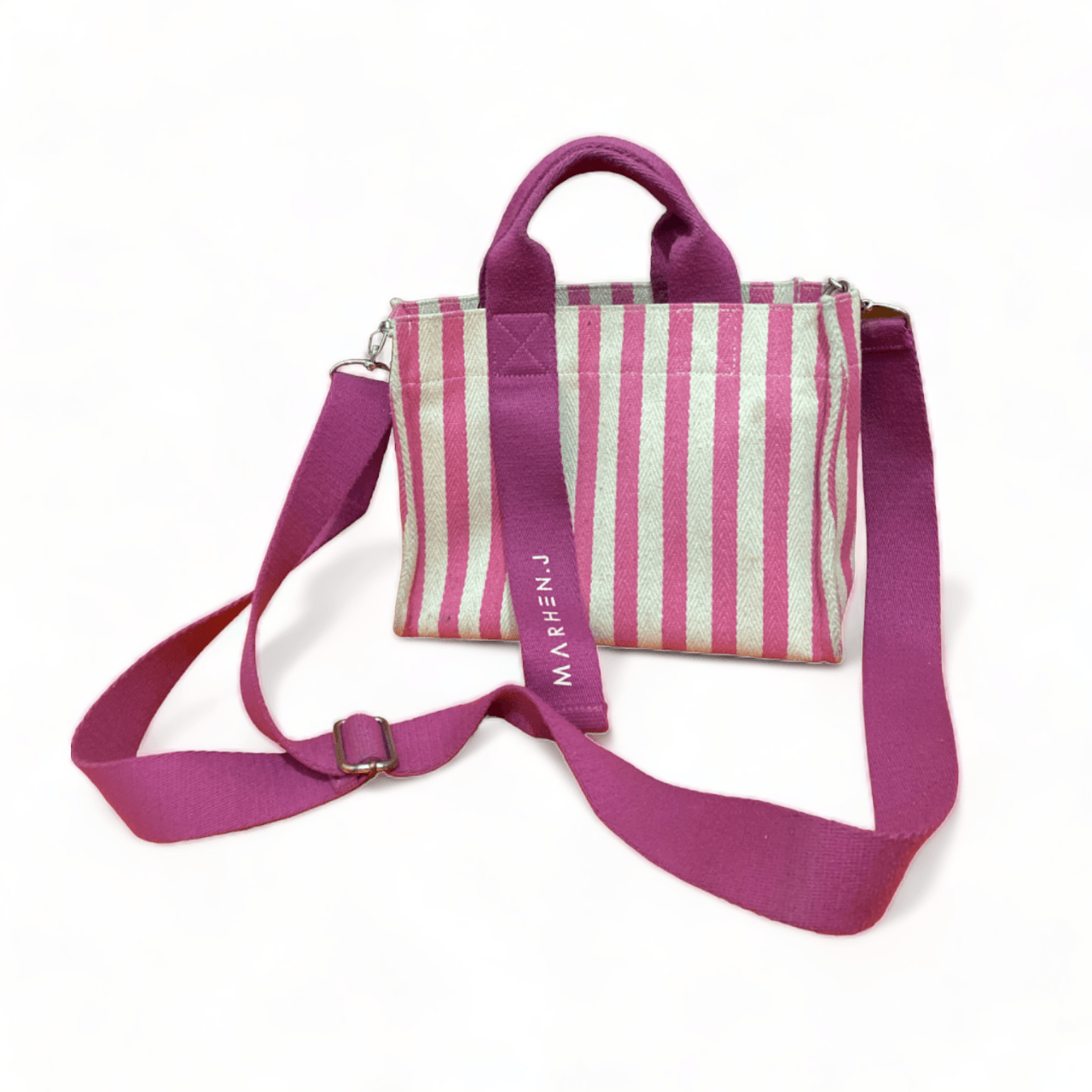 Marhen J Dusty Pink Stripes Sling Bag