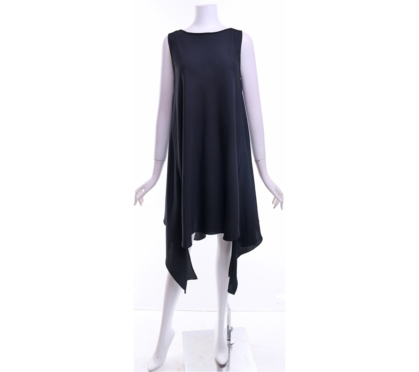 Shop At Shopee Black Asymmetrical Mini Dress