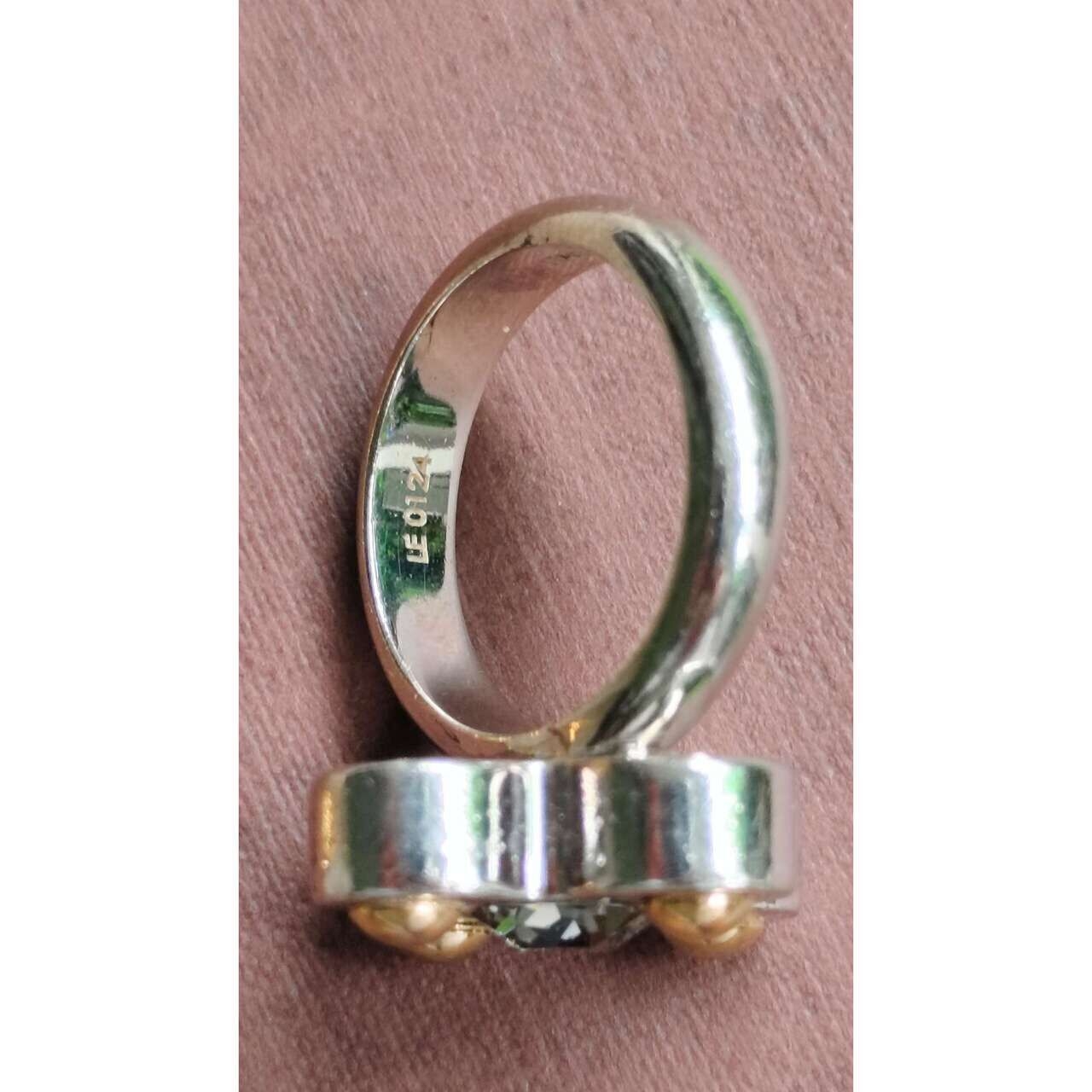 Louis Vuitton Silver & Gold  Ring Set