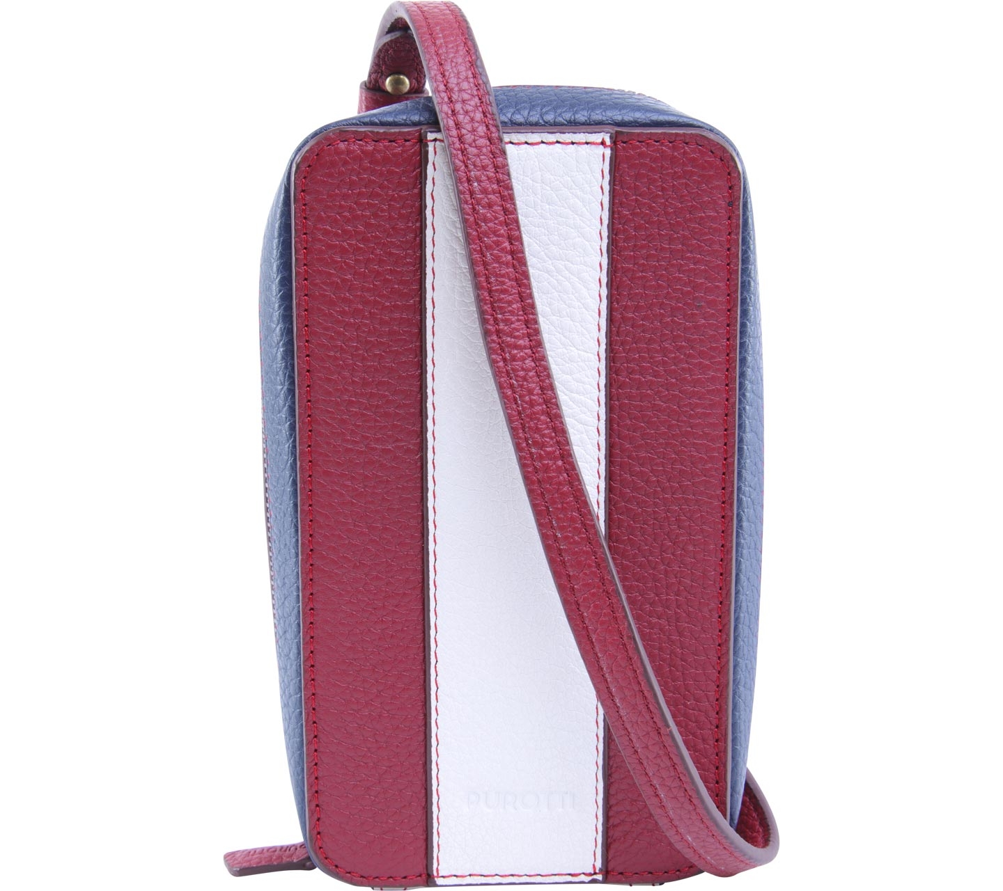 Purotti Red And White Pouch