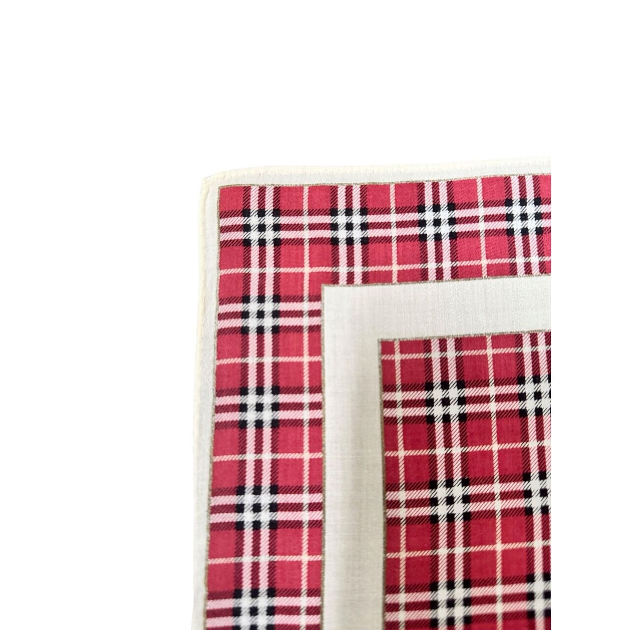 Burberry Red Plaid Scarf
