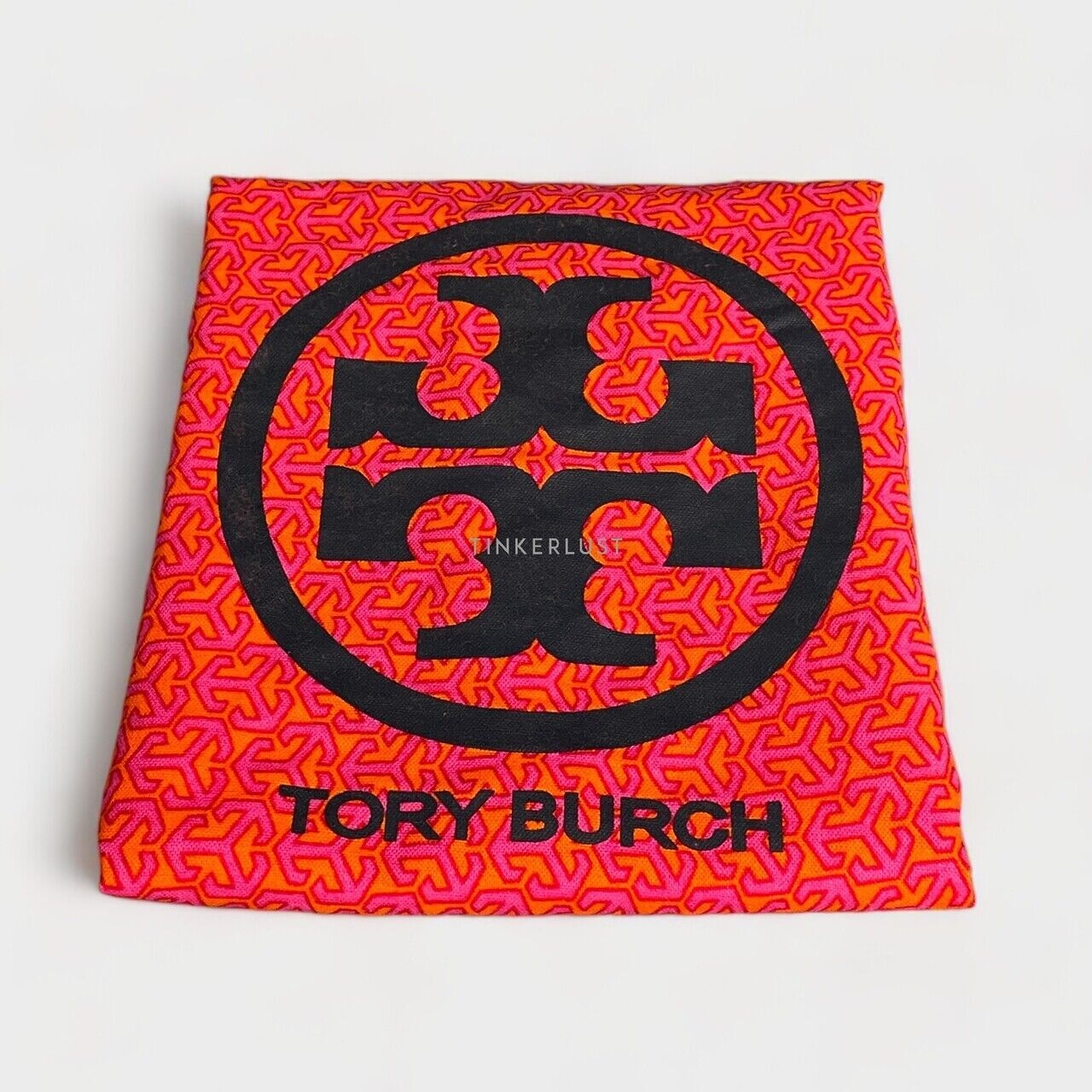 Tory Burch Flap Over Blue Leather GHW Shoulder Bag