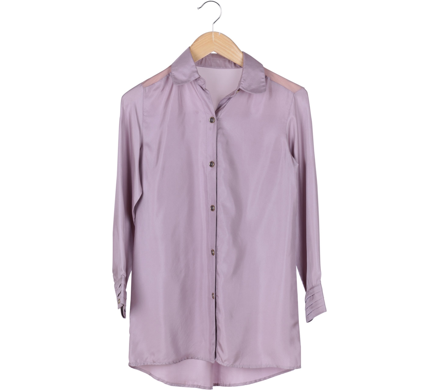 Tina Huang Purple Shirt