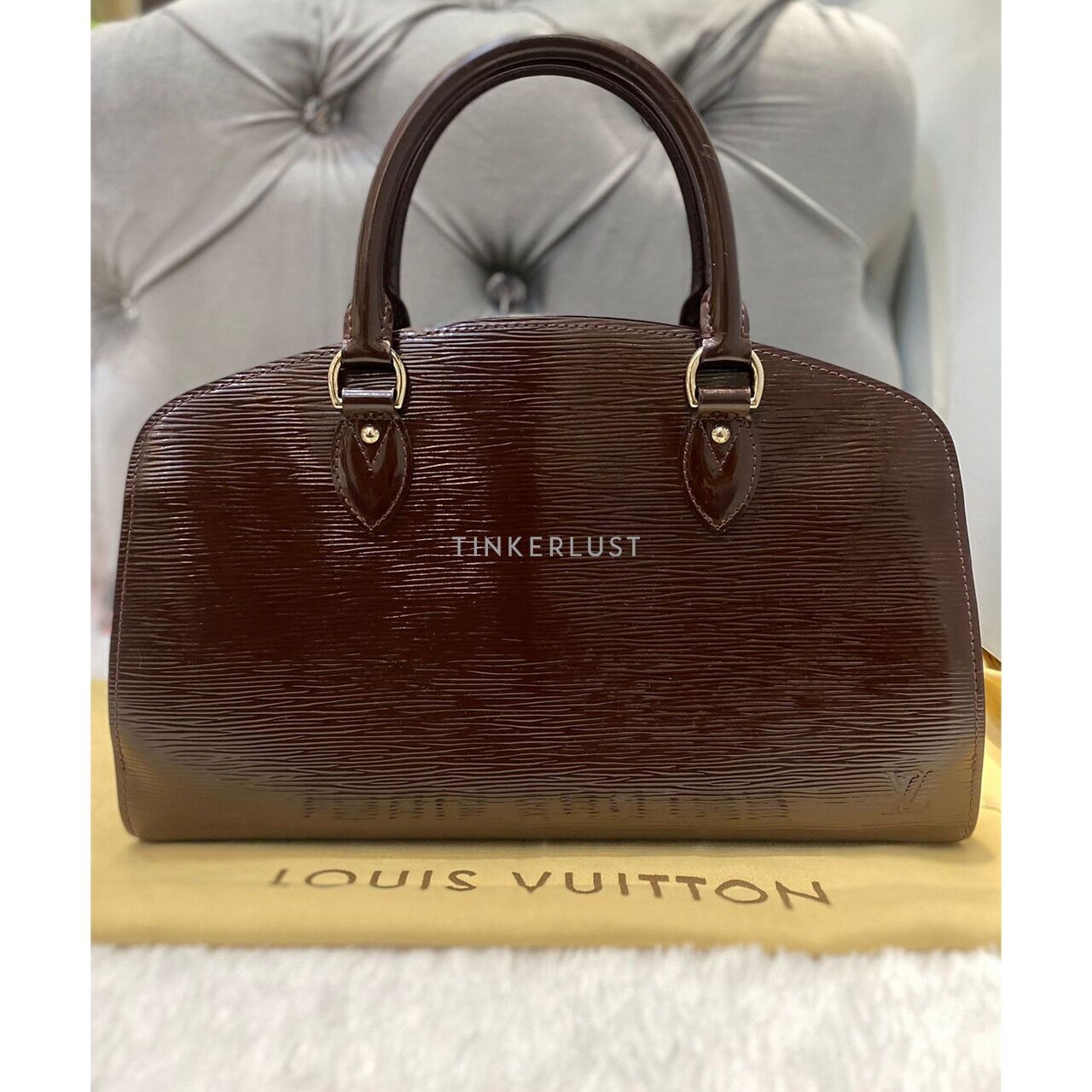 Louis Vuitton Pont Neuf PM Maroon 2012 Handbag