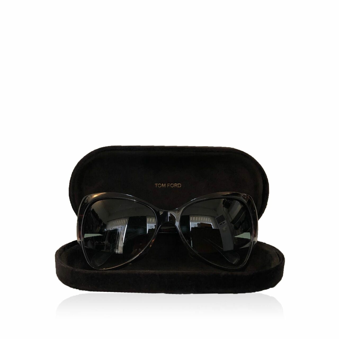 Tom Ford Infinity Dark Brown & Black Sunglasses
