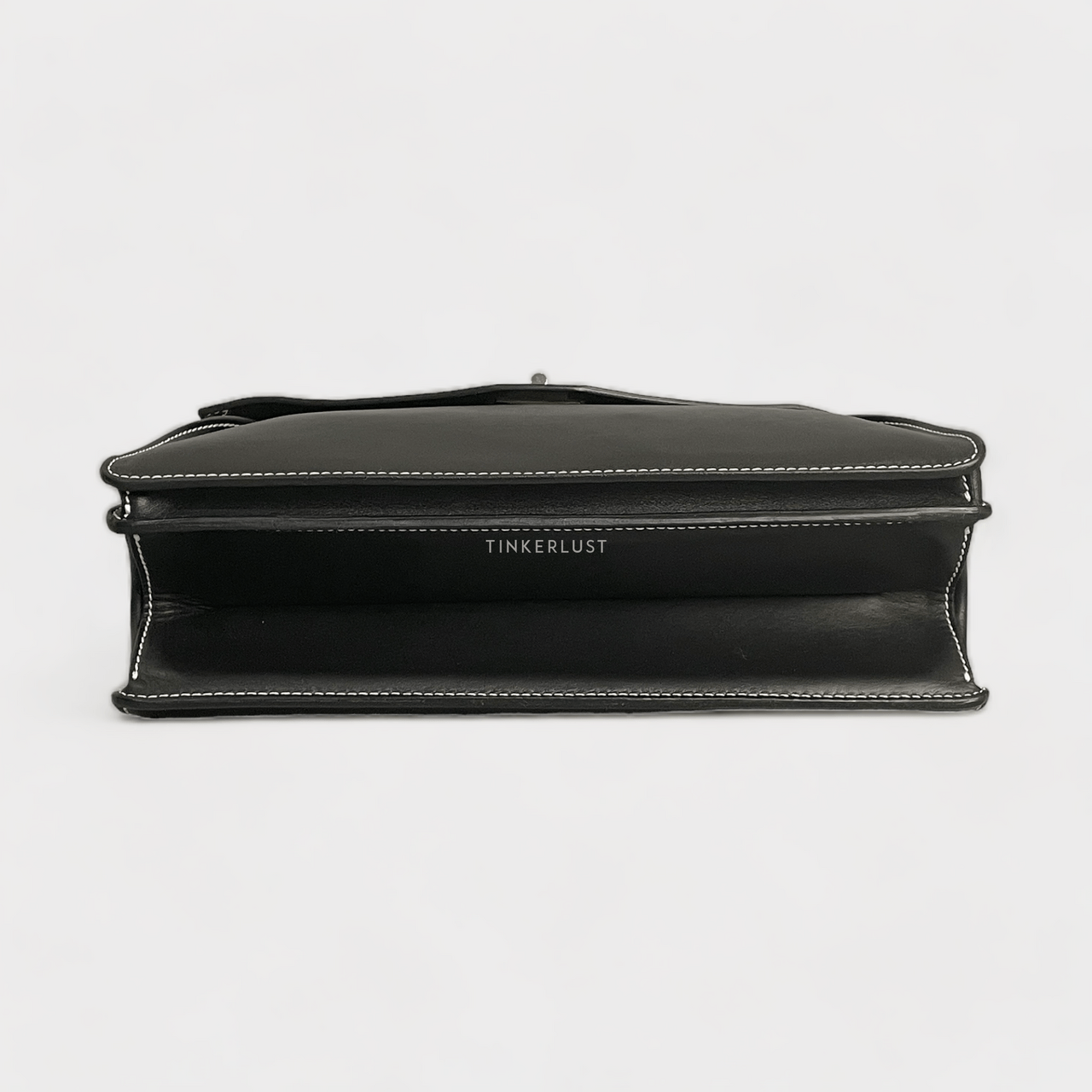 Proenza Schouler Leather Hava Top Handle Black Bag