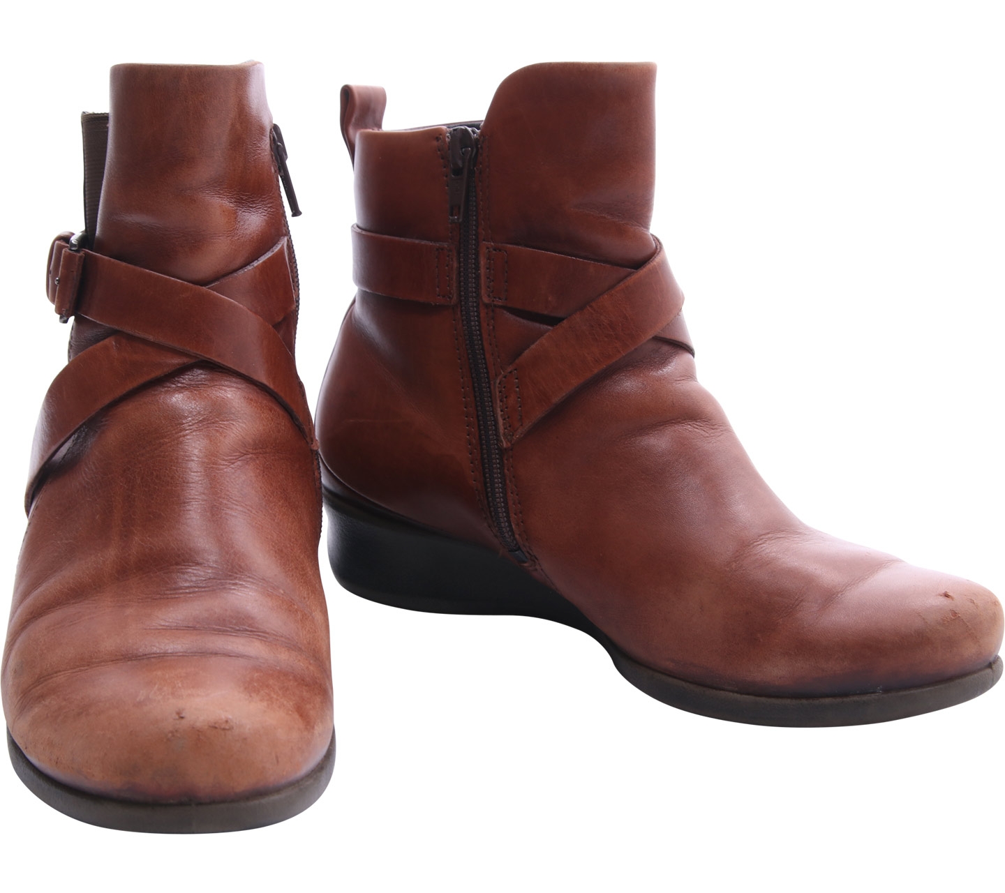 Ecco Brown Leather Boots