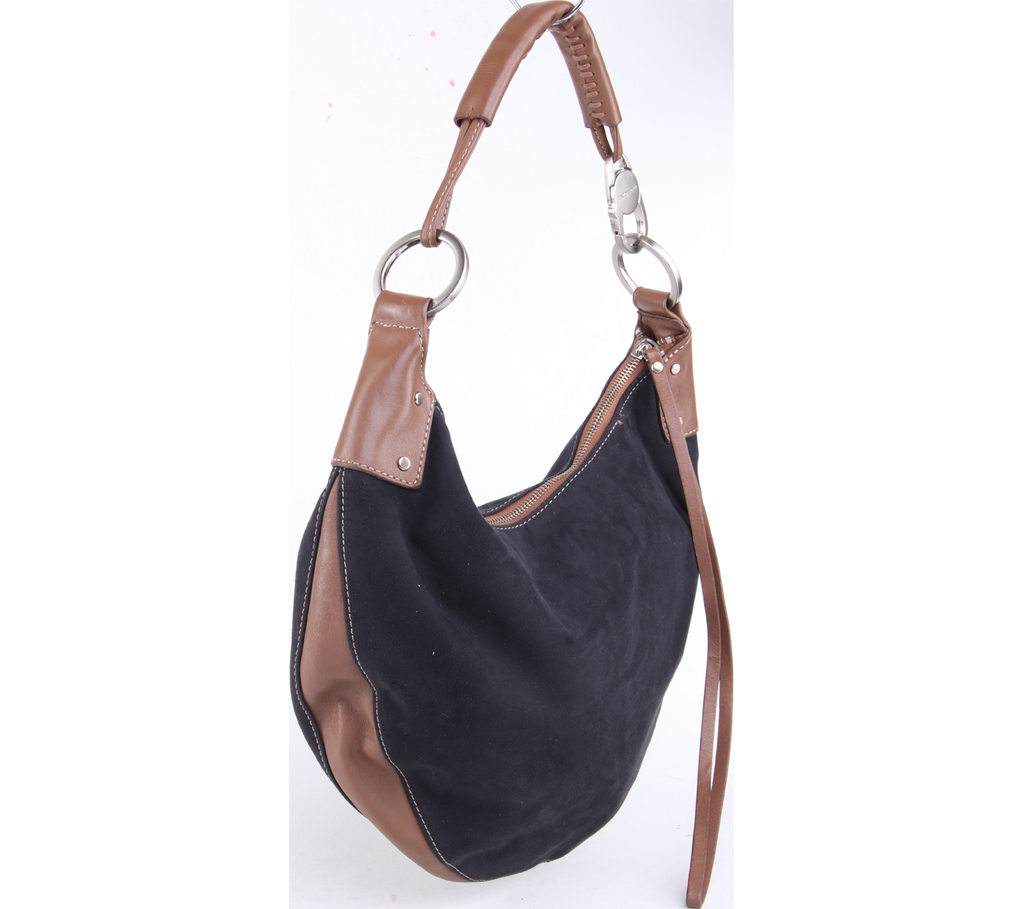 Enzo Angiolini Black And Brown Handbag