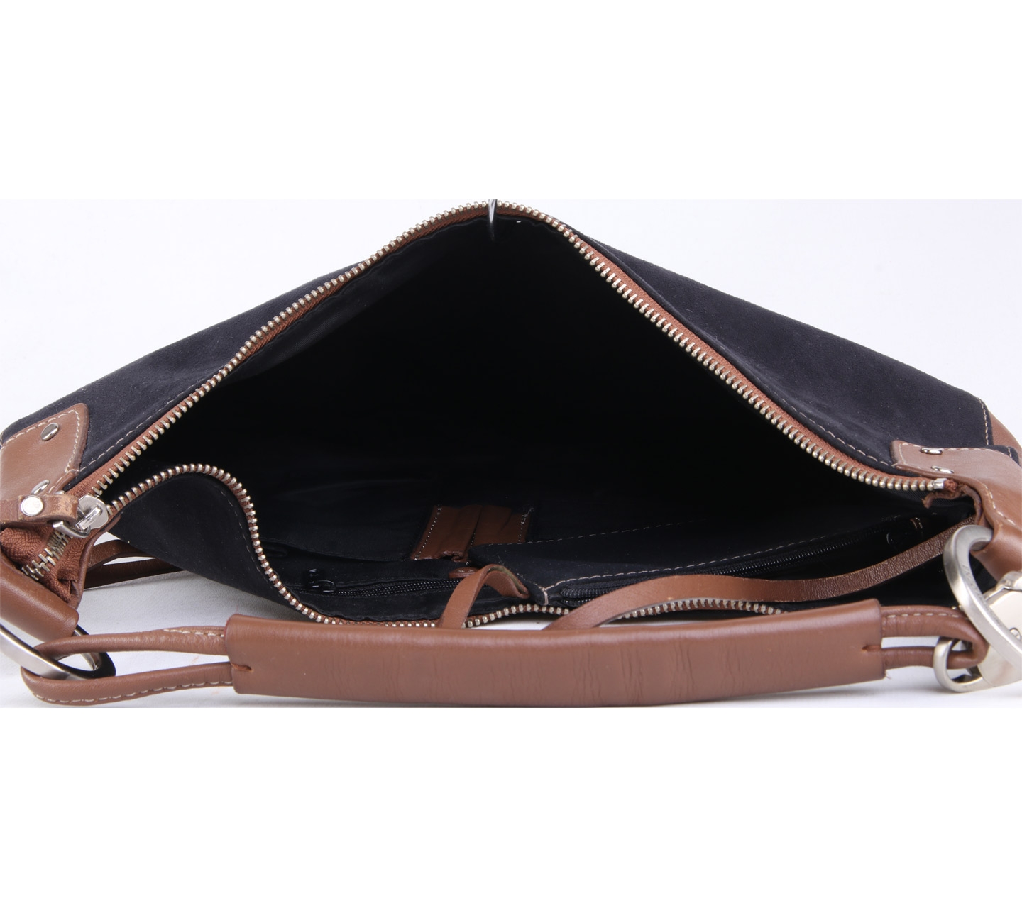 Enzo Angiolini Black And Brown Handbag