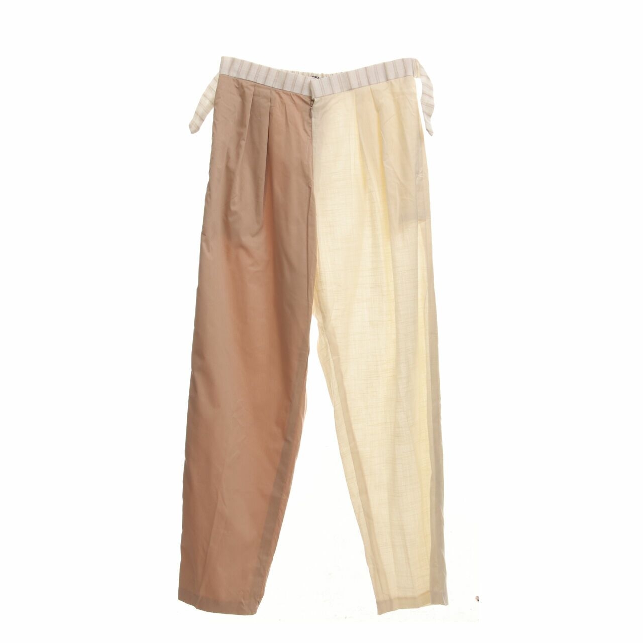 Nonss Brown & Cream Long Pants