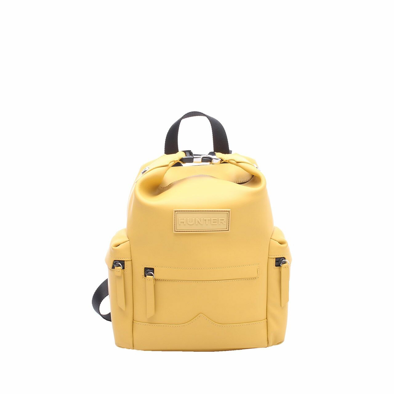 Hunter Mini Top Clip Rubberised Leather Mustard Backpack