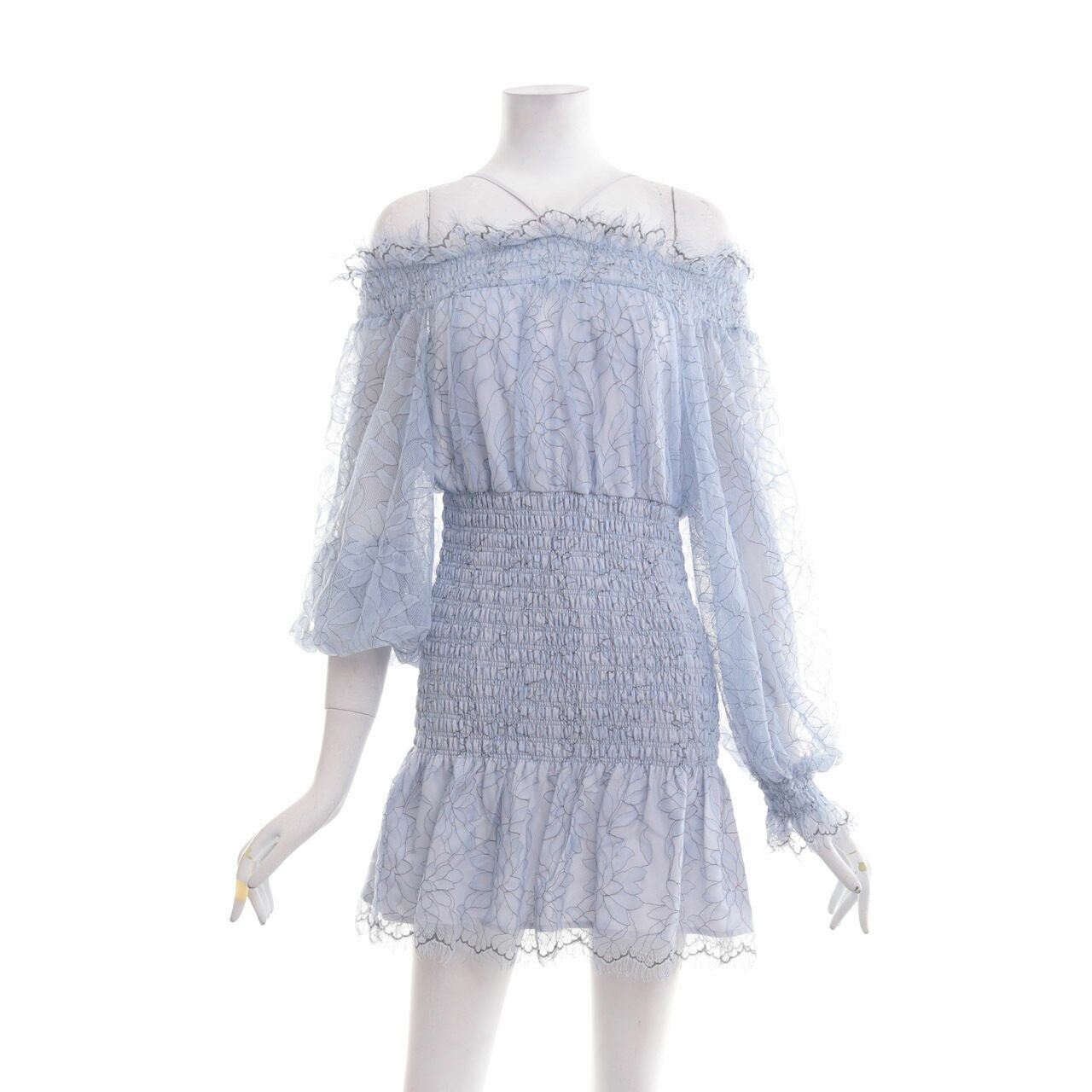 Alice McCall Blue Lace Mini Dress