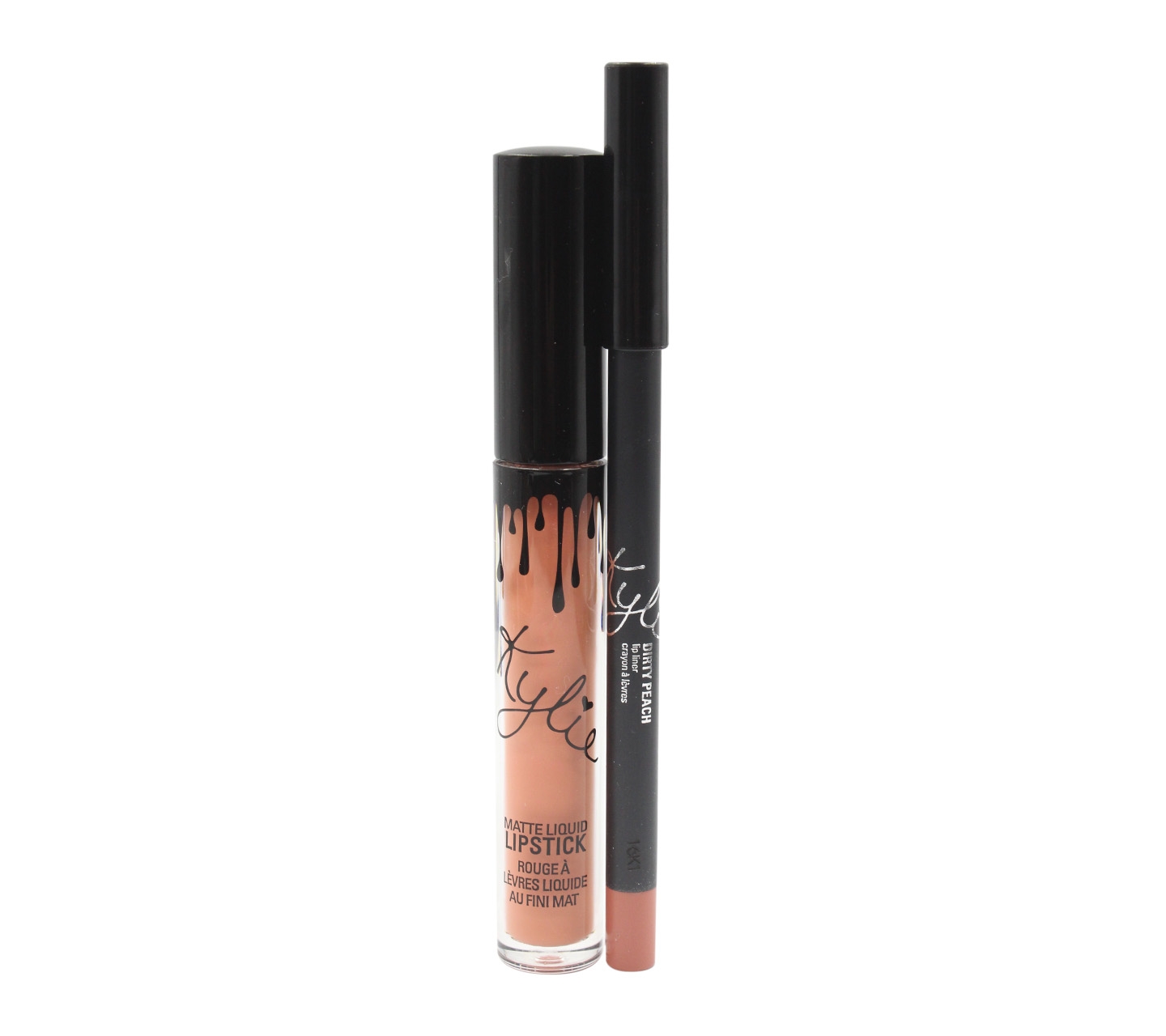 Kylie Cosmetics Matte Liquid Lipstick & Lip Liner Dirty Peach Lips