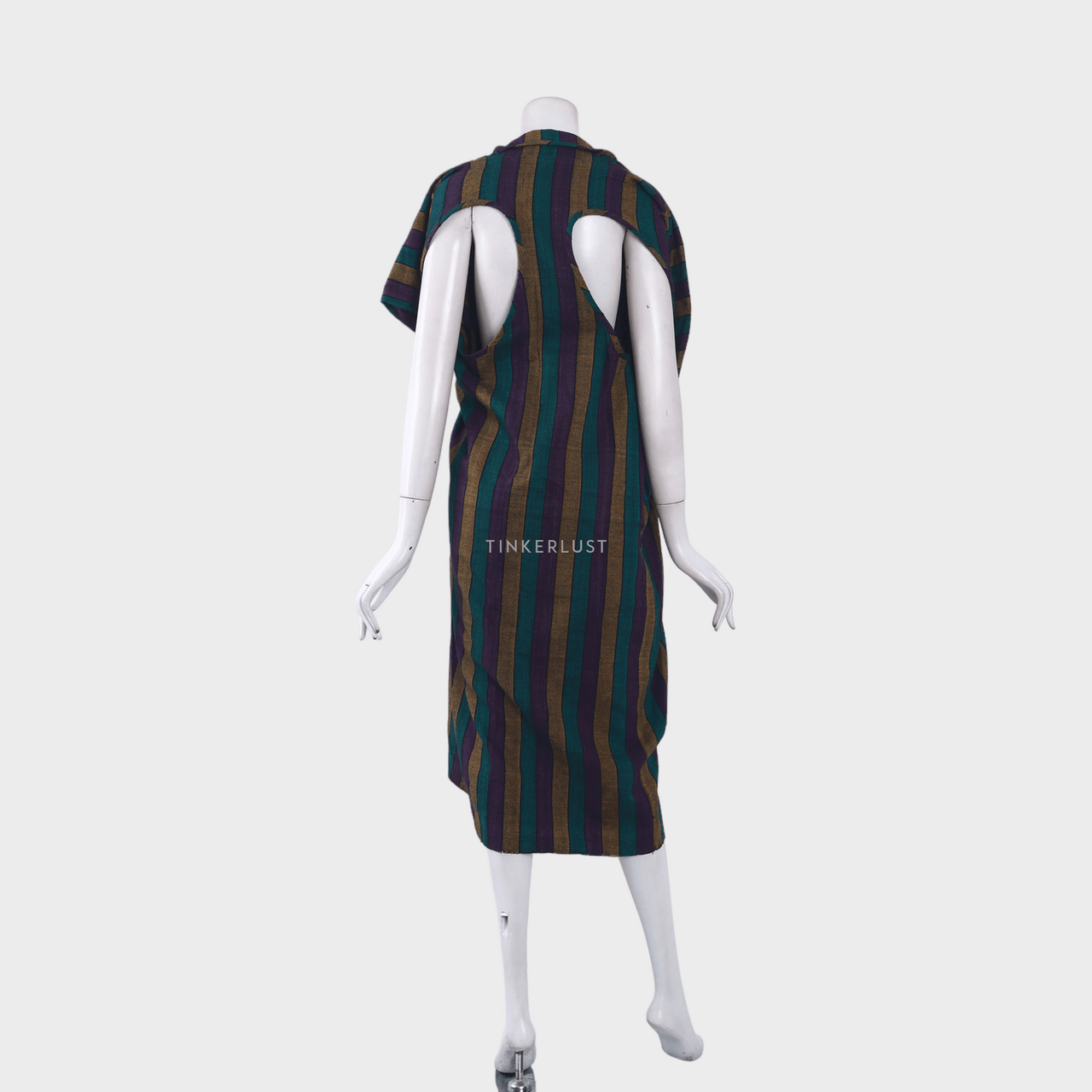 Lulu Lutfi Labibi Multi Stripes Midi Dress