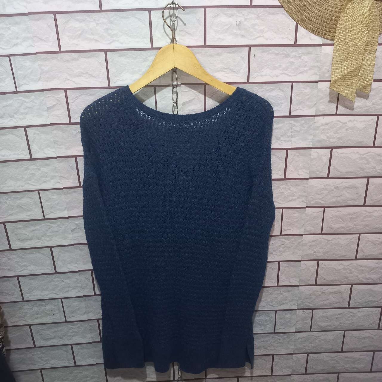 American Eagle Navy Basic Knitted Sweater