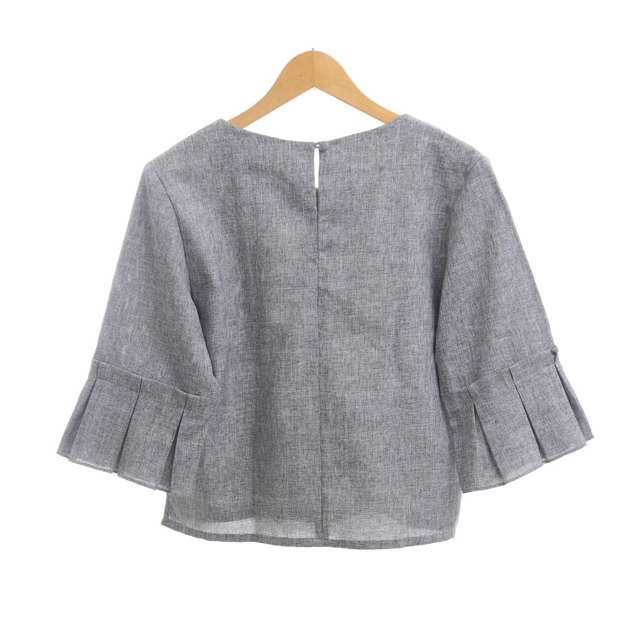 Clementine Grey Blouse