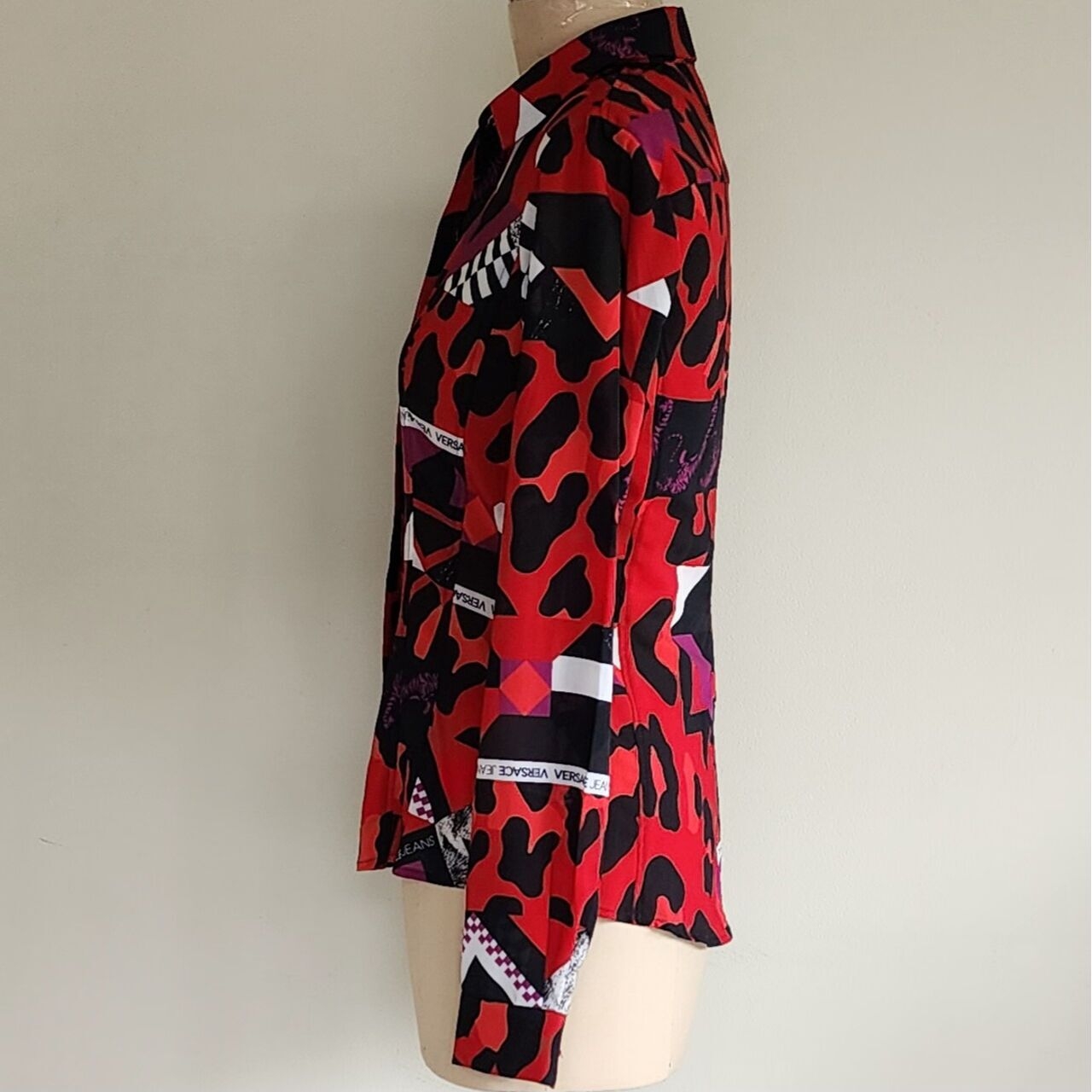Versace Jeans Couture Animal Print Blouse
