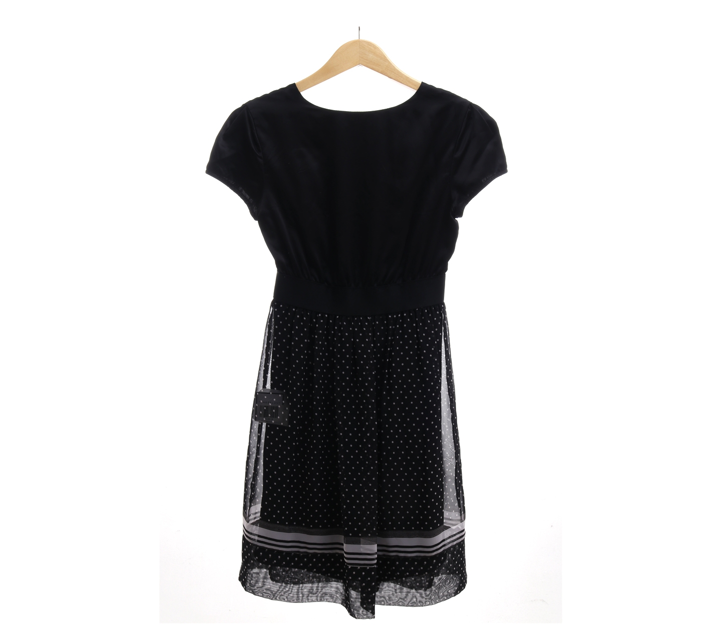 Arithalia Polkadot Black Mini Dress