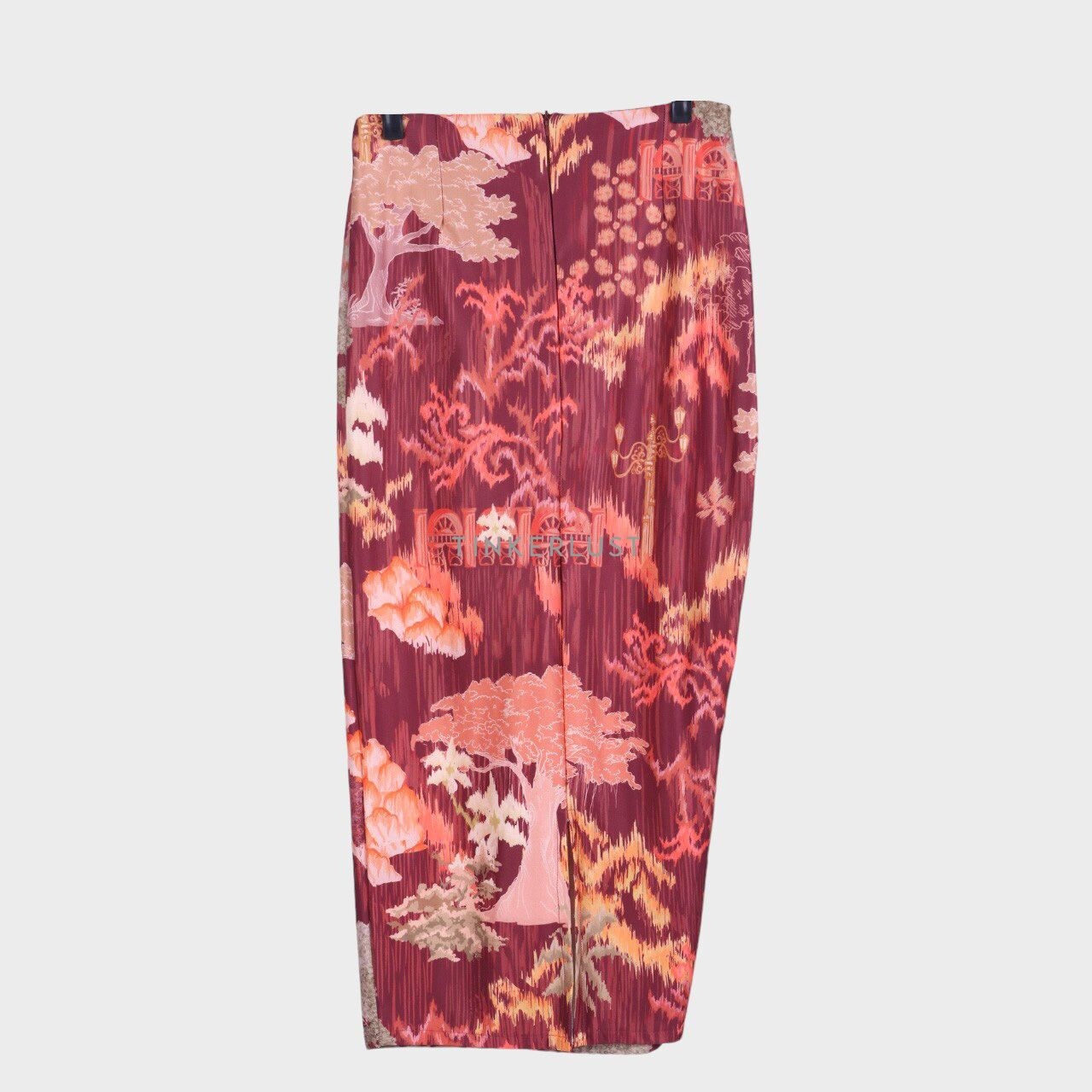 Vone Multi Floral Midi Skirt