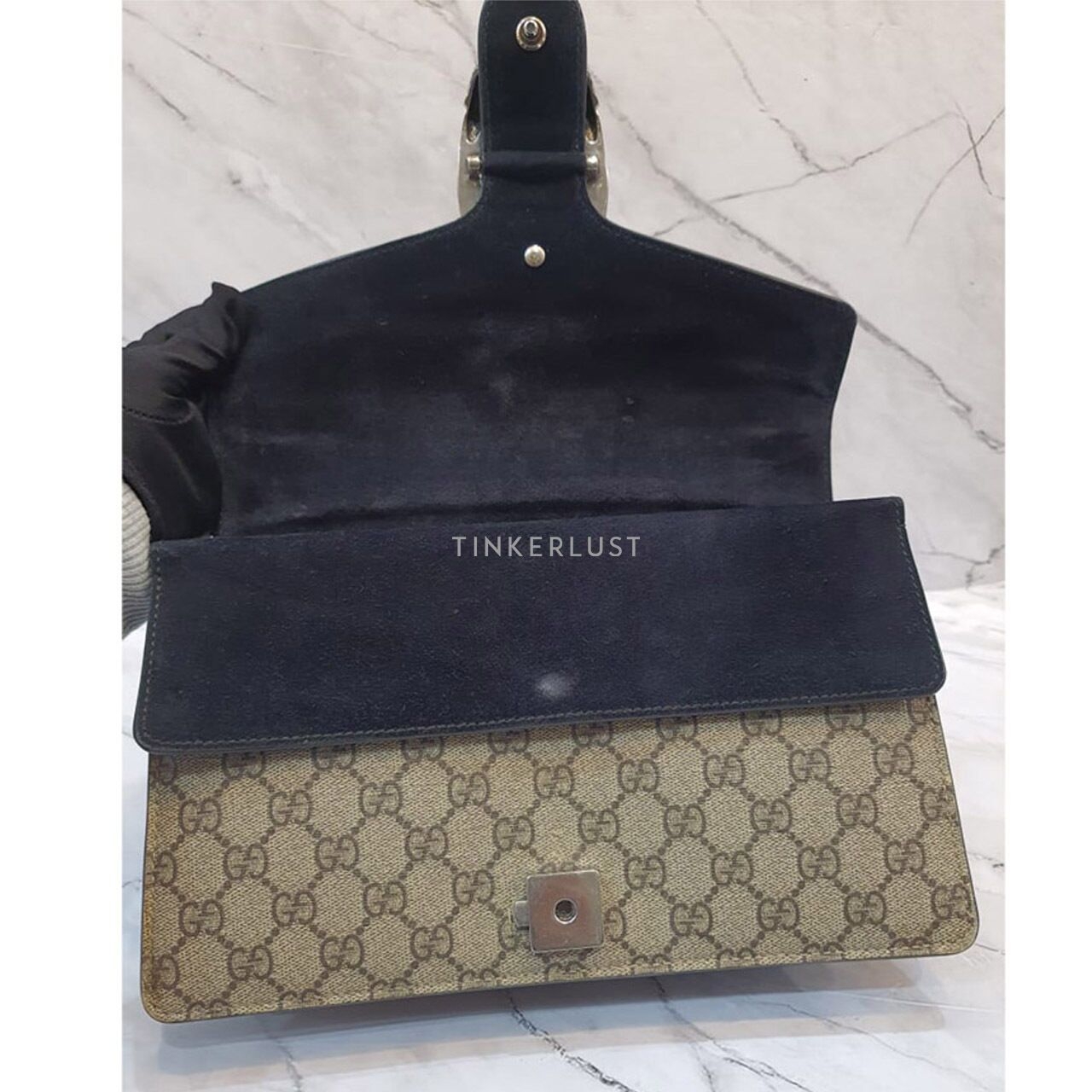 Gucci Dionysus GG Monogram Supreme SHW Shoulder Bag