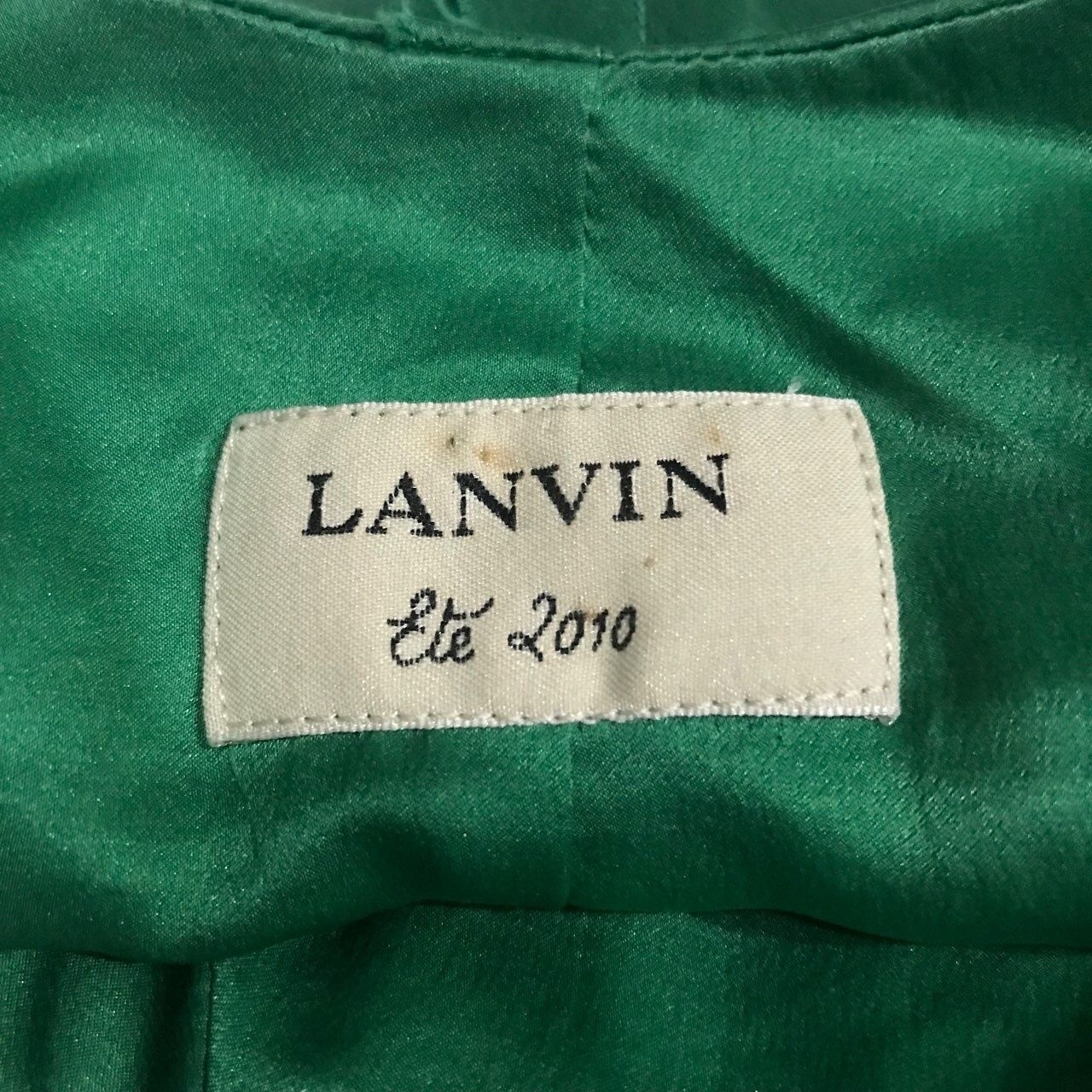 Lanvin Green Sleeveless