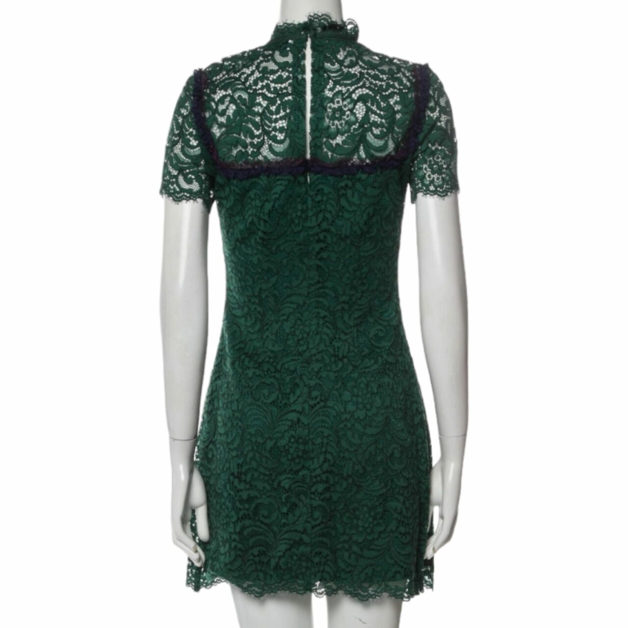 Sandro Green Lace Mini Dress