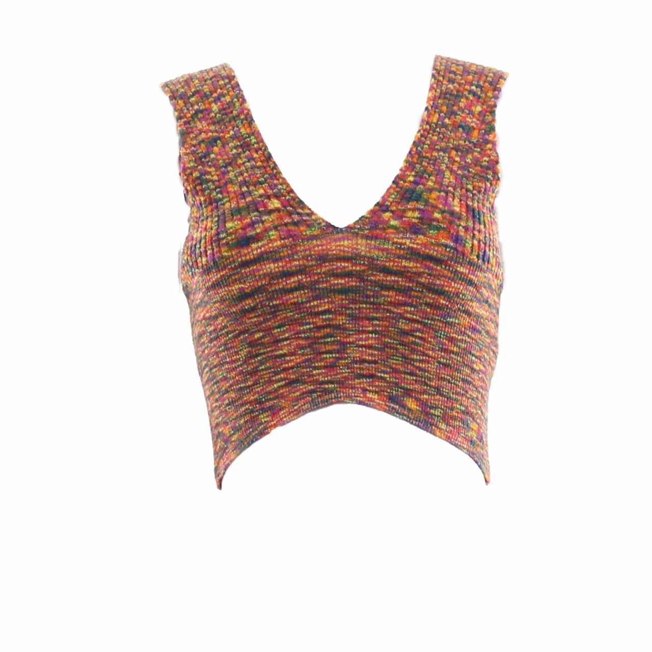 Cider Multi Knit Cropped Sleeveless