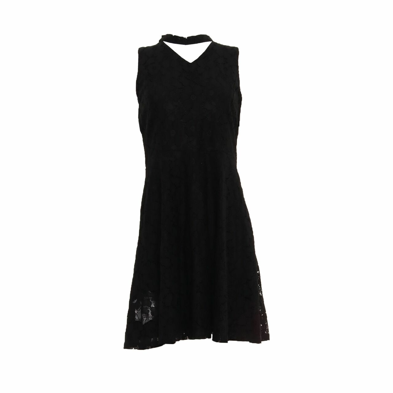 Chic Simple Black Mini Dress