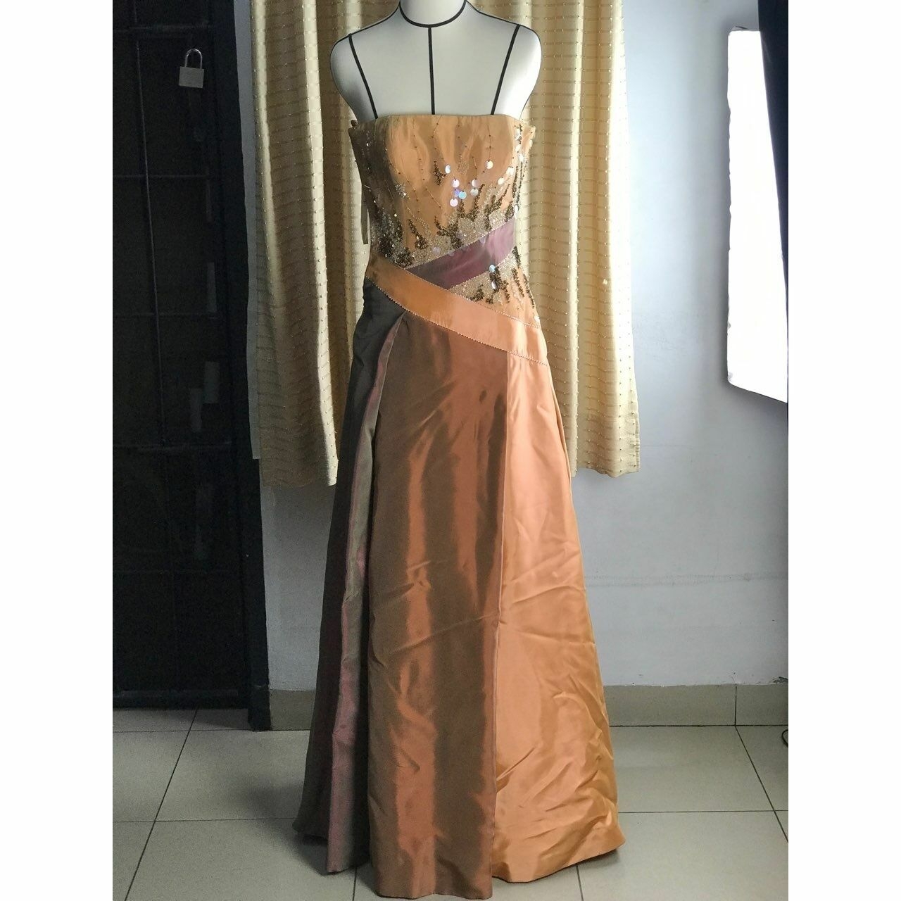 Sebastian Gunawan Coral Long Dress
