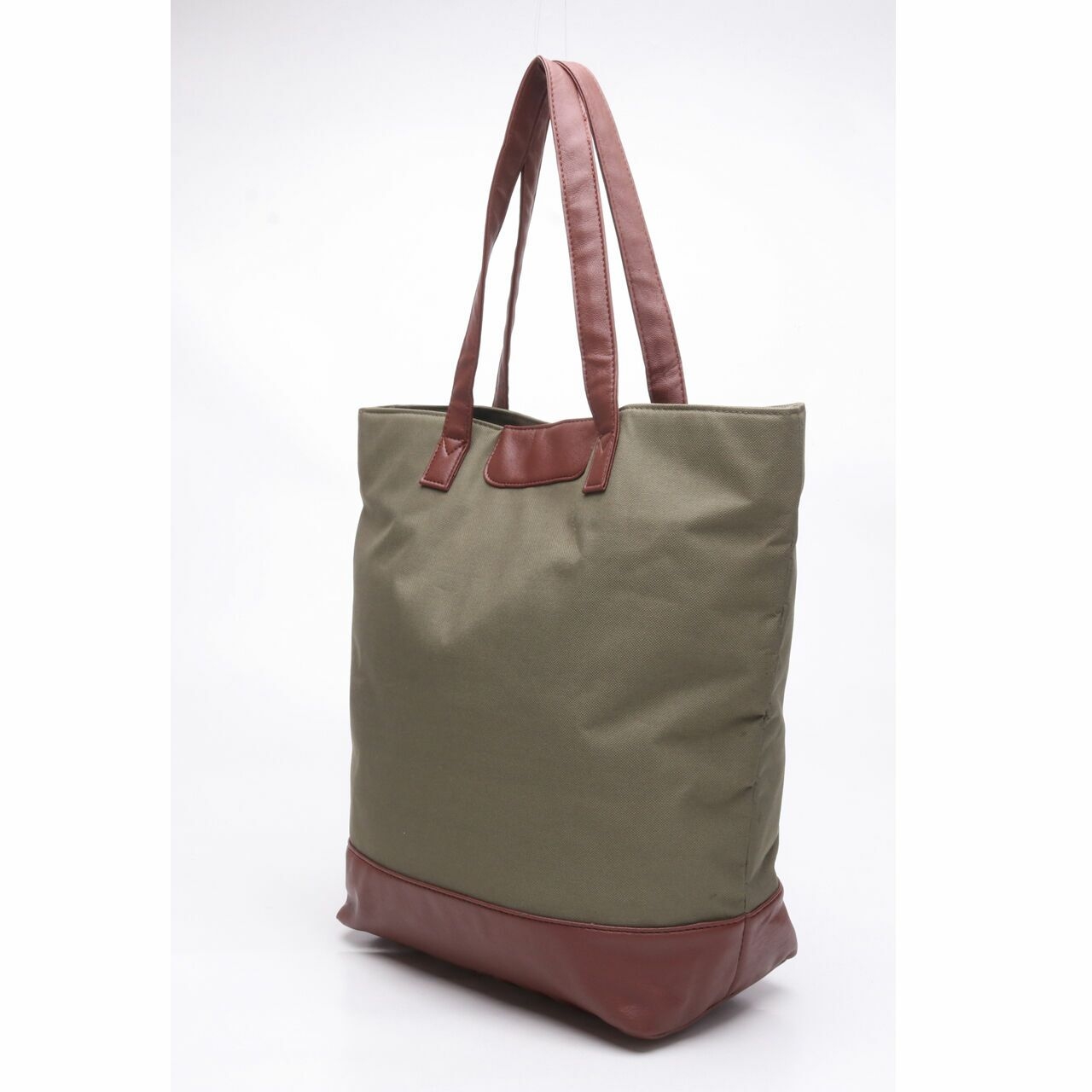 The Little Things She Needs Brown & Army Tote Bag
